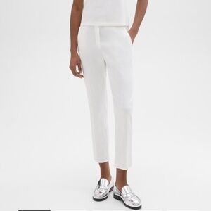 THEORY Treeca Pull-On Pant in Good Linen NWT Size 6